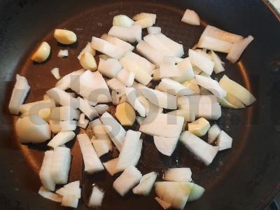 Moliūgų kremas-supas Žingsnis 2