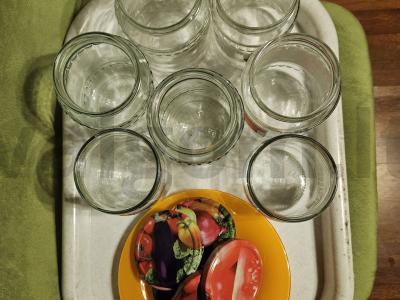 Namų stiliaus pipirų ir pomidorų lečo Žingsnis 5