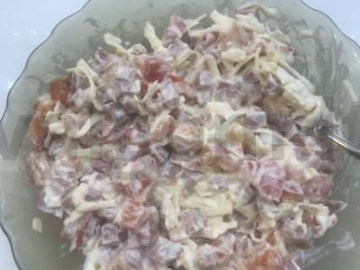 Įdarytos blynai su dešra ir sūriu Žingsnis 3