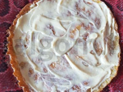 Avižų blynas su varške, burokėliais ir riešutais Žingsnis 5