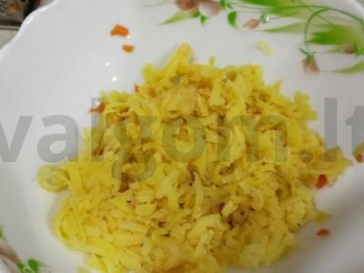 Silkė po šubomis klasikinė Žingsnis 4