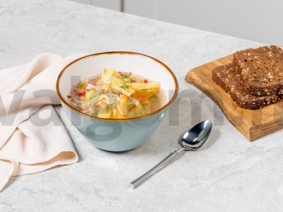 Baltųjų grybų sriuba pagrindine nuotrauka