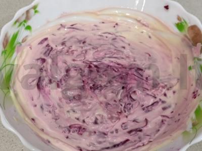 Silkė po šubomis klasikinė Žingsnis 7