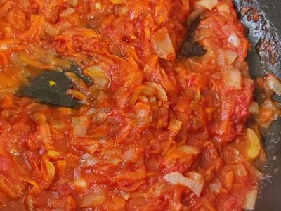 Aštrus kharcho sriuba su kalakutiena Žingsnis 3