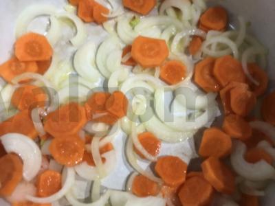 Grikių košė su mėsa ir morkomis Žingsnis 1