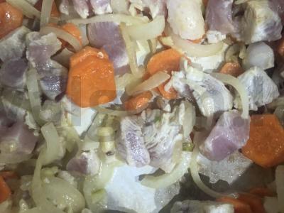 Grikių košė su mėsa ir morkomis Žingsnis 3