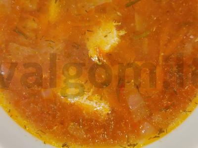 Aštrus kharcho sriuba su kalakutiena pagrindine nuotrauka