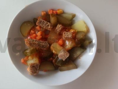 Salotas „Kukurūzų fantazija“ Žingsnis 5