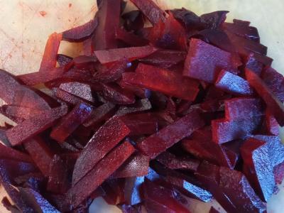 Sotūs daržovių borštas su citrinos rūgštimi Žingsnis 3