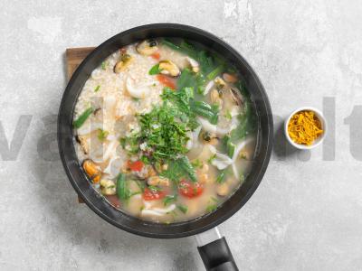 Jūros gėrybių paelija Žingsnis 5