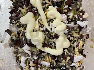 Salotos su pupelėmis ir grybais Žingsnis 7