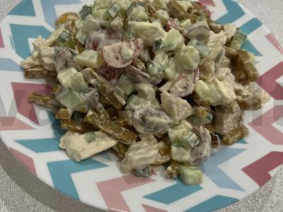 Vištienos krūtinėlės salotos pagrindine nuotrauka