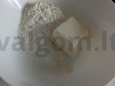 Amerikietiškas moliūgų pyragas Žingsnis 1