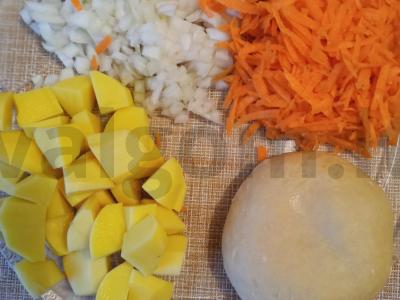 Švelnus daržovių sriuba Žingsnis 1