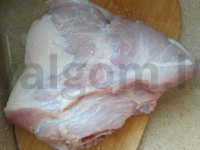 Kiaulienos šašlykas majonezo ir garstyčių marinate Žingsnis 1