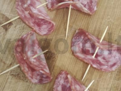 Užkandis „Vėliava“ Žingsnis 1