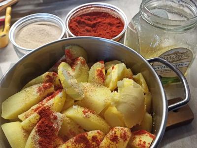 Kepta bulvė su rūkytąja paprika Žingsnis 2