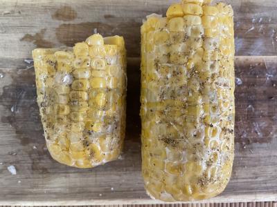 Kukurūza, kepta folijoje su sviestu Žingsnis 3