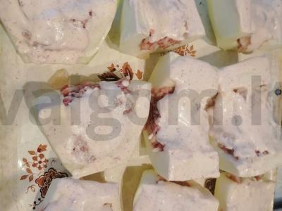 Įdaryti cukinijos su adžika ir pomidorų pasta Žingsnis 5