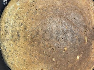 Avižų blynas su linų sėmenimis pusryčiams Žingsnis 4