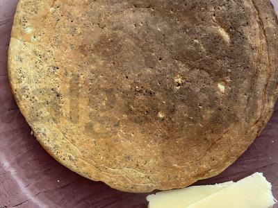 Avižų blynas su linų sėmenimis pusryčiams Žingsnis 5