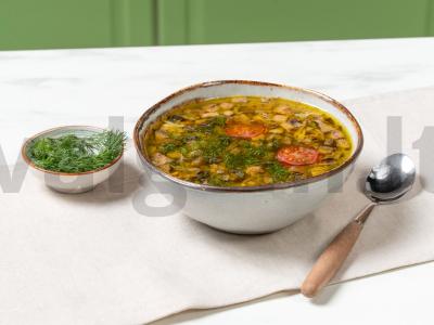 Grybų sriuba su vermišeliais pagrindine nuotrauka