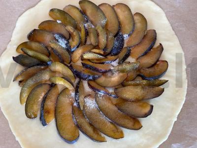 Vegetariška galletė su slyvomis Žingsnis 6