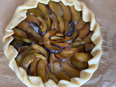 Vegetariška galletė su slyvomis Žingsnis 7