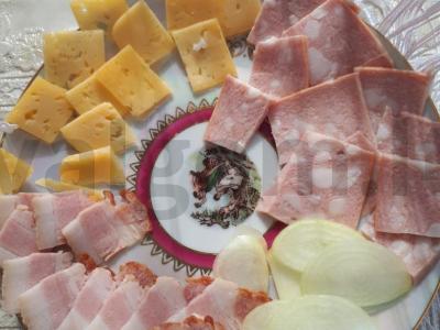 Baklažanas „Harmonika“ su kumpiu Žingsnis 3