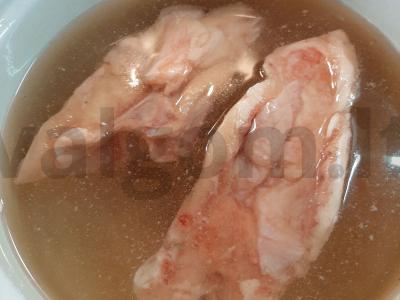 Vištienos sriuba su makaronais ir bulvėmis Žingsnis 1