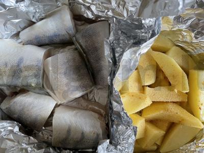 Keptas ešerys su pomidoru ir paprika Žingsnis 2