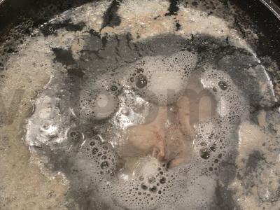 Harcho sriuba su kmynais Žingsnis 1