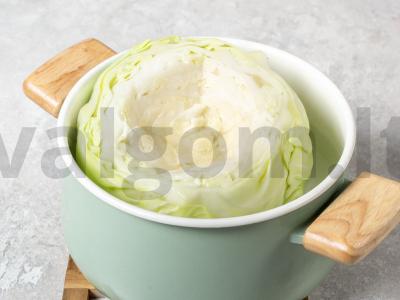 Kopūstai su grietine orkaitėje Žingsnis 1