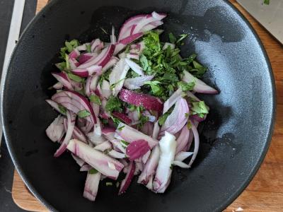 Kėsadija su aviena Žingsnis 1