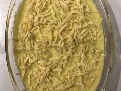 Bulvių apkepas su faršu ir pomidorais Žingsnis 9