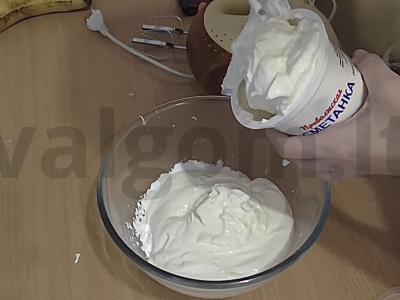 Banano tortas Žingsnis 6