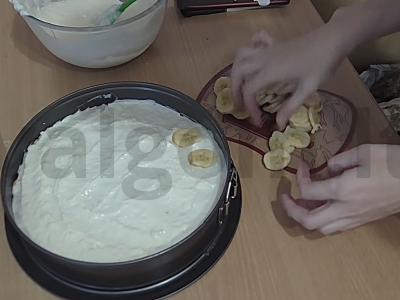 Banano tortas Žingsnis 8