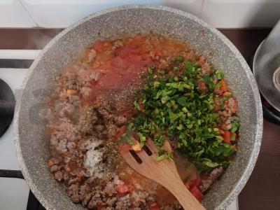 Bolonėzė „Belissimo a-la russo“ Žingsnis 5