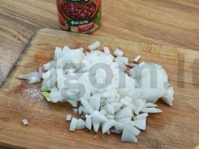 Troškinta pupelė pomidoruose su daržovėmis Žingsnis 4