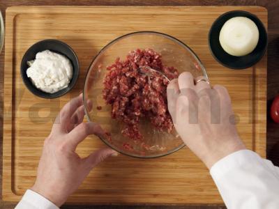 Bulvių ir faršo apkepas Žingsnis 1