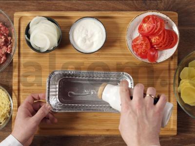 Bulvių ir faršo apkepas Žingsnis 3