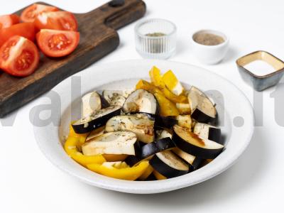 Daržovių troškinys su baltu vyno actu Žingsnis 1