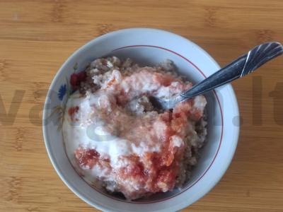 Avižinė košė „Pomidorų pusryčiai“ Žingsnis 3