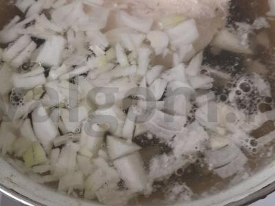 Lengvas vištienos sriuba Žingsnis 2