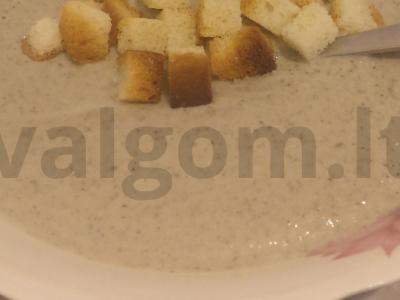 Grybų krem-supė Žingsnis 3