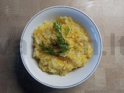 Ryžiai su morkomis, svogūnais ir prieskoniais Žingsnis 7