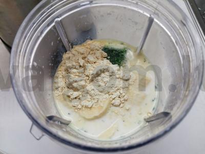 Baltymų kokteilis su špinatais Žingsnis 2