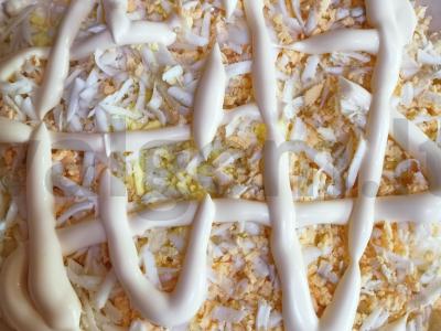 Salotas „Nježenka“ su lydytu sūriu ir obuoliu Žingsnis 5