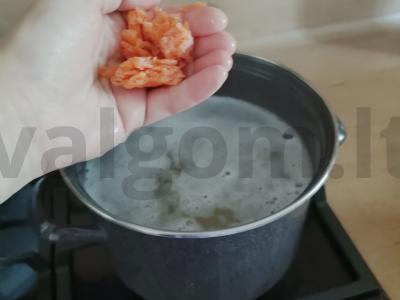 Indėnų faršo kukulių sriuba Žingsnis 4