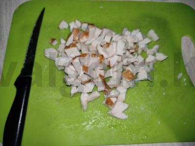 Kepti suši su vištiena Žingsnis 4